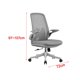 thumbnail image 3 of Silla de Escritorio Giratoria, Silla de Malla Ergonómica, Silla de Computadora, Silla con Respaldo, Silla de Juego, Cojín Grueso P Espalda media gris mayimx Sillas de oficina, 3 of 9