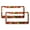 Pattern-1073, variant on License Plate Cover Monogram S with Pink Flowers Auto Car Accessories Tag 2 Pcs Set Floral Monogram Letter Aluminum Metal License Plate Frame for Women