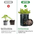 thumbnail image 4 of 2 Bolsas para Plantas - Bolsas para Plantar - para Plantar Bolsas para Plantar Patatas, Zanahorias, Tomates, Frutas, Verde Oscuro, 35*45, 4 of 4
