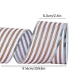 thumbnail image 2 of WWG Cloth Ribbon, Flexible Pliable Holiday Ribbon, Sturdy Long Lasting, Effortless to Cut, Decorative for Gift Boxes, Wreaths, Fences, Christmas, Home, Party, Gift Packaging, Includes 1 Roll, 2 of 6
