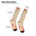 thumbnail image 2 of Rateoe Indian Paisley 1 Pattern Women’s Knee High Crew Socks,Trouser Socks Comfortable, Breathable, Moisture-Wicking and Soft, 2 of 6
