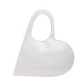 thumbnail image 1 of Bolso Hobo Hombro para Mujer en Forma Corazón Cuero PU Color Sólido Mano Viajes, 1 of 9