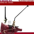 thumbnail image 1 of American Shifter  700R4 Shifter Kit Black 16 in. E Brake Push Button 11 in. Handle Ringed Knob for DB4F1, 1 of 1