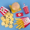 thumbnail image 3 of Children‘s Educational Wooden Hamburger Family Bucket Set Simulation Food Toy, 3 of 6