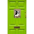 thumbnail image 2 of Boston Terrier Faux Burlap and Pine cones Wall or Door Hanging Prints, 2 of 2