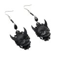 thumbnail image 1 of 1 par de pendientes con diseño de diablo para Halloween, joyería de resina para fiestas, 1 of 2