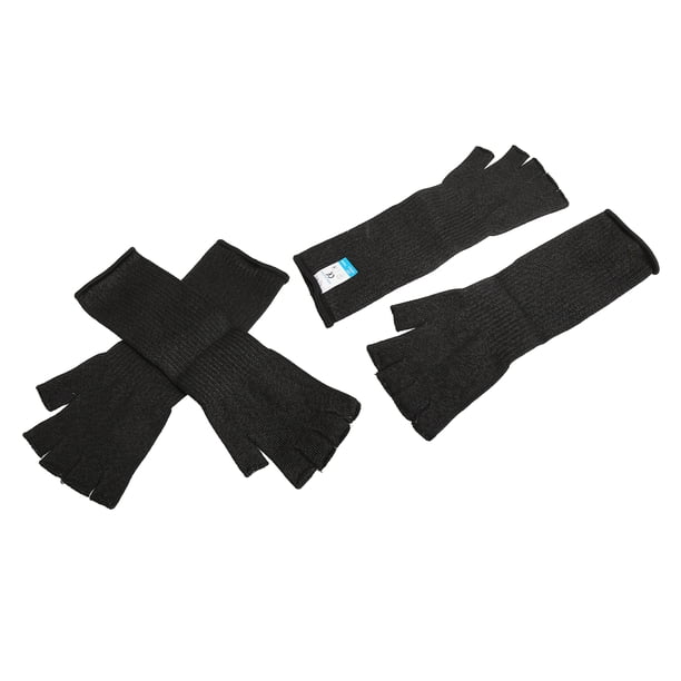 Mangas de protección para brazos, 2 pares de mangas para brazos resistentes a cortes, protectores de brazos de seguridad elegantes y modernos