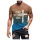 thumbnail image 5 of Playeras Deportivas Para Hombre, Camiseta Deportiva Holgada De Manga Corta De Color Liso A La Moda Para Hombre, 5 of 6