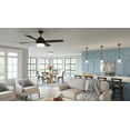 thumbnail image 4 of Design House Cali 52" Indoor Ceiling Fan with LED Kit, 4-Blades, and Remote Control, Matte Black, 4 of 24