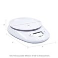 thumbnail image 3 of FURINNO FK150 DaPur Precision Kitchen Scale, White, 3 of 4