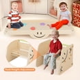 thumbnail image 6 of Costway Wooden Climbing Toy Triangle Climber Set of 2 with Seesaw Dual-sided Ramp Indoor Colorful, 6 of 10