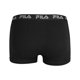 thumbnail image 3 of FILA Calzoncillos de hombre, paquete de 5 - cintura con logo, urbano, algodón stretch, liso Negro L (Large), 3 of 3
