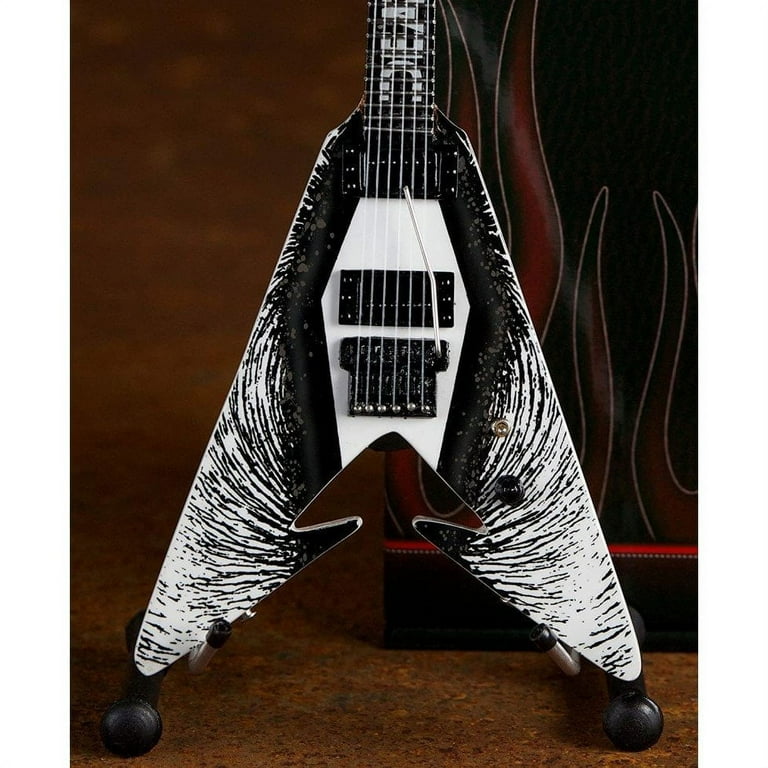 Metallica Kirk Hammett Death Magnetic V Miniature Guitar Replica