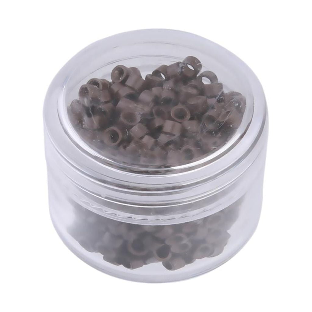 EHJRE 3- 500Pcs 3mm Silicone Micro Nano Rings Beads for Hair 4 Pcs