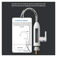 thumbnail image 2 of Electric Water Heater Faucet 360-Degree Adjustable Instant Heating Taps ,Faster Heat, 2 of 6