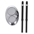 thumbnail image 4 of PENIKOKO Flush Button Toilet Chrome Plated for Office Use 1Set, 4 of 7
