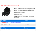 thumbnail image 2 of Mass Air Flow Sensor - Compatible with 2008 - 2013 Volvo C30 2.5L 5-Cylinder 2009 2010 2011 2012, 2 of 2