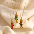 thumbnail image 6 of NICKSUN 18K Gold-Plated Stainless Steel Color-Dipped Fish Pendant Necklace - Minimalist Nautical Fashion Jewelry for Women, 6 of 8