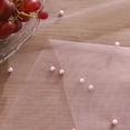 thumbnail image 6 of Elegant Pearls Decorated Tablecloth In Various Sizes Breathable Organza Materials For Banquets Event And Home Setting, 6 of 9
