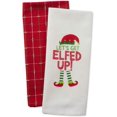 thumbnail image 3 of DII Christmas Tea Towels Decorative Kitchen Dish Towel Set, 18x28, Elfed Up, 2 Piece, 3 of 8