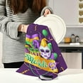 thumbnail image 6 of SKYSONIC Mardi Gras Kitchen Towel Set of 4, Super Soft Absorbent Hand Towel Tea Towel Tableware Cleaning Rag for Kitchen, Home, Hotel, Beach, Bathroom, Gym, 6 of 7