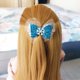 thumbnail image 4 of LINAYOHA 1 pinza para el pelo azul con copo de nieve para niñas, princesa, lentejuelas navideñas, pasador de pelo de cocodrilo, horquilla de malla, accesorios para el cabello brillantes congelados par, 4 of 4