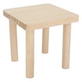 thumbnail image 1 of Plate-forme de Cage de Hamster en Bois, des Exercices de Sécurité Décoratifs Équilibrent les Compétences Texture Naturelle Plate-Forme de Support de Hamster pour les Rats Macaroni, 1 of 8