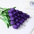 thumbnail image 6 of 10PCS Tulips Artificial Flowers Real Touch Fake Tulips Fake Flowers for Decoration 13.5" Faux Tulips Faux Flowers Bulk Artificial Tulips Flowers for Vase Centerpieces Home Wedding Bouquet, 6 of 7
