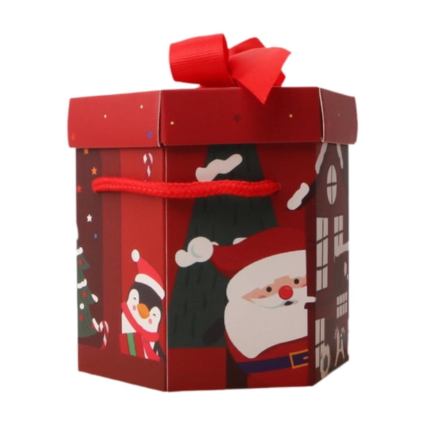 Caja de regalo de Navidad Strade Fareast Limited contenedor de dulces 10 cm x 5,6 cm x 10,9 cm
