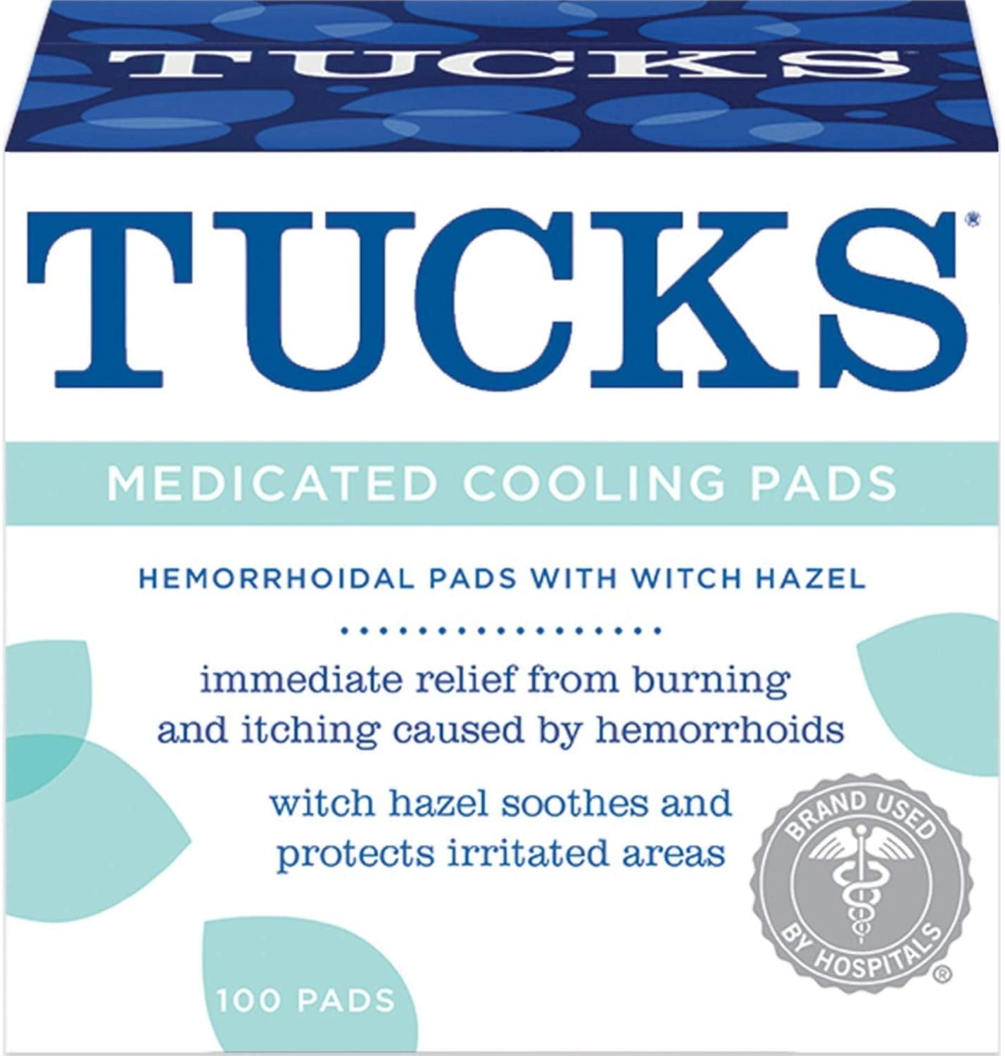 Tucks Medicated Cooling Hemorrhoid Pads, 100 Ct, 3-Pack