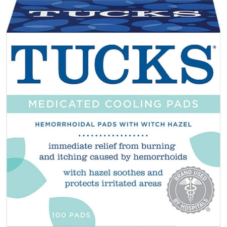 Tucks Medicated Cooling Hemorrhoid Pads, 100 Ct, 3-Pack