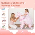 thumbnail image 6 of DEYGIA Ride on Unicorn Toys for Kids, Ride on Toy for Girls 4 to 9 Years Old, 36.6'' Height Riding Horse Rider Mechanical Walking Action Plush Toys, No Battery or Electricity, Max Load 165LBS, 6 of 8