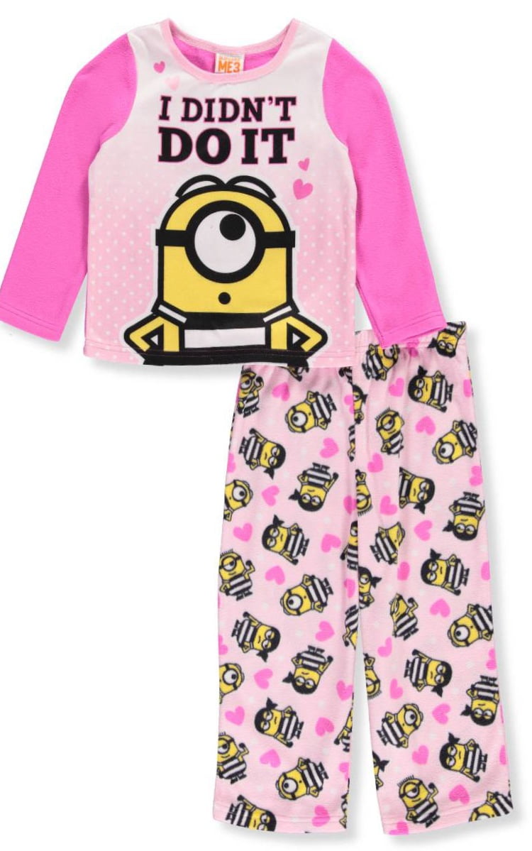 4T Minions Despicable ME3 Toddler Boys Cotton 2-Piece Long Sleeve Tight Fit Pajamas We Didnt Do It