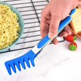 thumbnail image 2 of Pinza de silicona antiadherente para fideos, pinza para espaguetis para barbacoa de acero inoxidable (d-583-a), 2 of 4