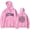 Pink, variant on 2hollis Merch Star Hoodie Women Men Long Sleeve Hooded Sweatshirt Casual Streetwear Pullover