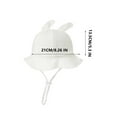 thumbnail image 3 of snilers Baby Sun Hat Sun Protection Bucket Hat Toddler Infant Cap Summer Beach Hats with Wide Brim for Boys and Girls, 3 of 3