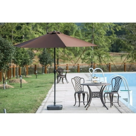 Freestanding Umbrella - PF18257-261 Mountain Creek 9' Market Umbrella Set with Free Standing Base