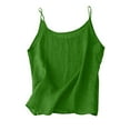 thumbnail image 4 of LIZUOJUNF Women's Tanks Cotton Linen Tank Tops for Women Casual Summer Gauze Shirt Basic Sleeveless Layering Camisoles Beach Vacation Clothes 2025 Vacation Fashion Clothes, 4 of 6