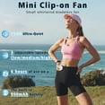 thumbnail image 3 of SharkTRUE 360° Personal Fan – 60 Blades, USB Rechargeable, 900mAh Battery, Quiet Operation for Desk, 3 of 8