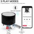 thumbnail image 4 of Portable Wireless Mini Bluetooth Speaker,AI Super Bass Stereo Rechargeable Speaker with LED Lights - Black, 4 of 7
