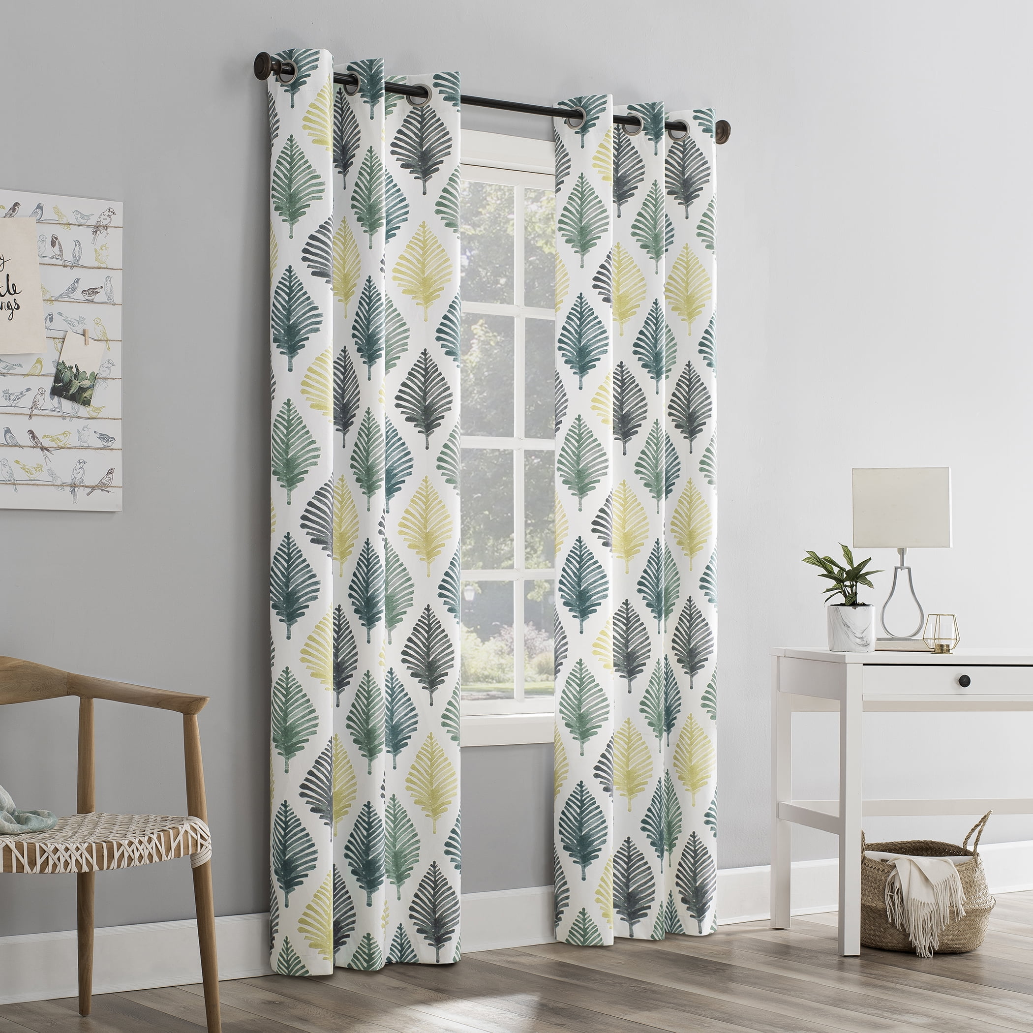 Sun Zero 2-pack Arlo Textured Thermal Insulated Grommet Curtain Panel