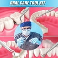 thumbnail image 3 of Professional Dental Tools Kit,6 PCS Teeth Cleaning Tools Set,Oral Care Kit with Tooth Pick, Dental Mirror, Tartar Scraper, Dental Probe, Dental Scaler, Dental Tweezer for Personal & Pet Oral Care Use, 3 of 6