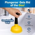thumbnail image 5 of Plungeroo Pocket Plunger, Mini Sink Plunger, Short Handle, Small Kitchen Sink Plunger for Unclogged Drains, 5 of 7