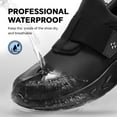 thumbnail image 2 of SPIEZ® Unisex Waterproof Work Shoes,Non Slip Lightweight Work Sneakers,Easy Clean Slip On Food Service Shoes for Waiter|Nurse|Chef-Black,Size 9.5 Women/8 Men, 2 of 12