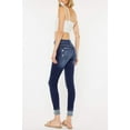 thumbnail image 2 of Kancan - Women's Stretchy Five Pocket Distressed High Waist Jeans - ST, 2 of 11