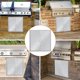 thumbnail image 1 of 30-pulgada by 21-pulgada stainless steel outdoor kitchen flush-mount bbq access door: waterproof, corrosion-resistant, y easy to install para bbq islands y cabinets, 1 of 5