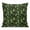 Black, variant on Throw Pillow Covers 16x16 Inch, Spring Leavse Decorative Pillow Cases for Couch Sofa Bed, Pastoral Garden Botanical Rustic Burlap Cotton Linen Square Home Decor Pillowcases with Hidden Zipper