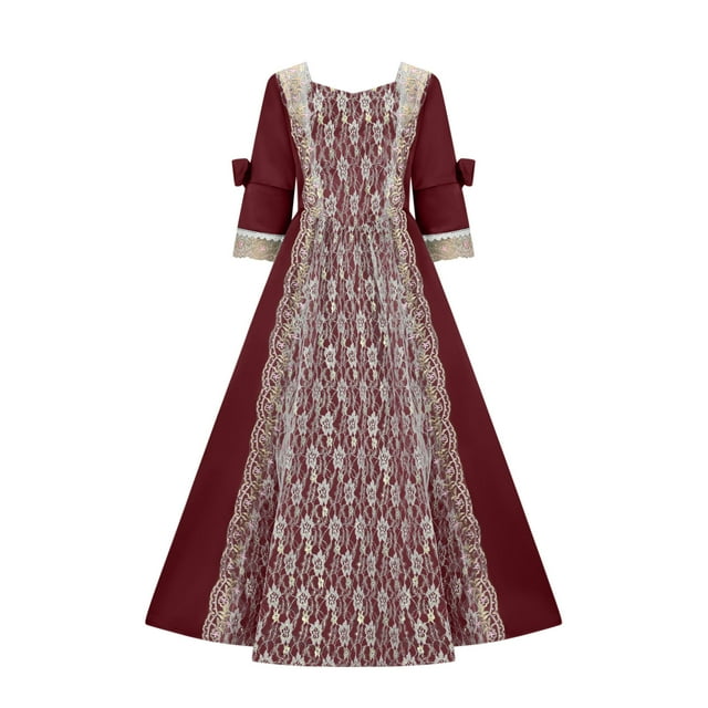 EGNMCR Robes de Soirée pour Femmes, Robes Formelles pour Femmes, Costume de Performance de Soirée pour Femmes Grande Taille COS Robe de Costume Évasée à Manches Longues Unie à Col Rond Longues Robes Robe pour Femmes