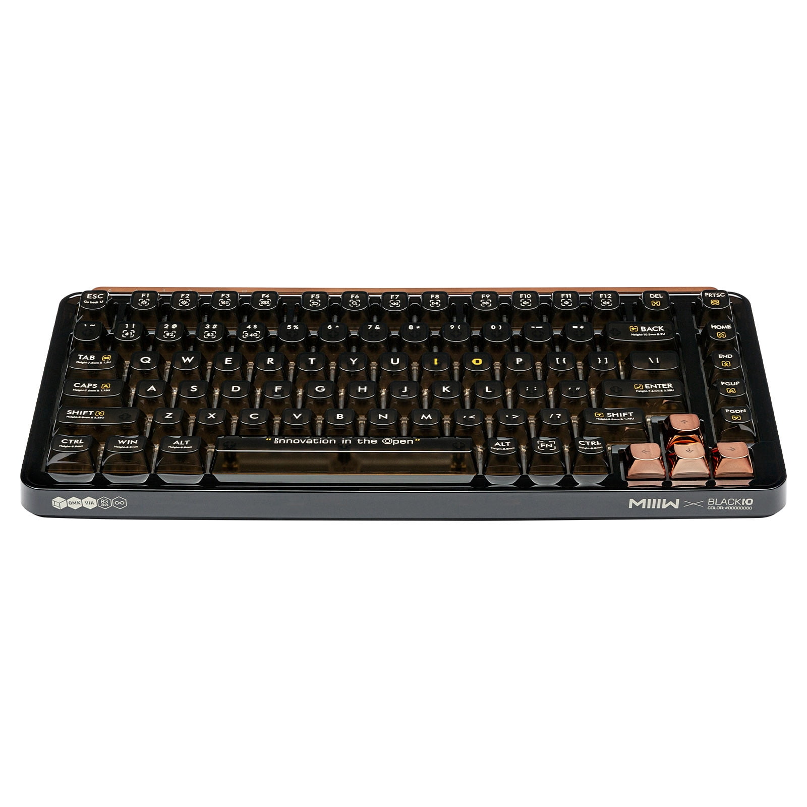 XIAOMI MIIIW BLACK IO 83 Keys Custom Mechanical Gaming Keyboard, Space ...