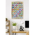 thumbnail image 2 of Pokémon: All-Time Favorites - Grid Wall Poster, 22.375" x 34" Framed, 2 of 5